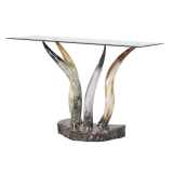 Safari Horn Console Table